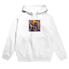 もしもショップの逞しいカエル Hoodie