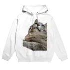 グレージュ猫ロッタン🐈‍⬛のよそ見ロッタン Hoodie