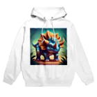 春乃遊羽アイディアイラストショップの可愛いトリケラトプス Hoodie