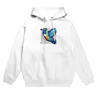 hamusutaroのハチドリピクセルアート Hoodie