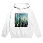 グランシエルの未来都市グッズ Hoodie