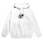 レインボーグリッターの獲物を狩るオオカミ Hoodie