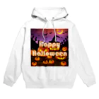 HirockDesignJapanのHappy Halloween ハッピーハロウィン No.001 Hoodie