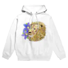 ほっこり屋さん suzuri店のライオンとミスミソウ Hoodie