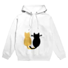 てきとうの寄り添う猫 Hoodie