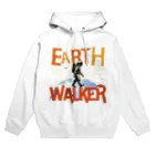 FOOF DESIGN のEARTH WALKER （地球歩行士）【英語バージョン】 Hoodie