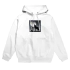 しるえっとの月に遠吠えする狼 Hoodie