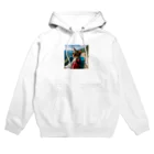 ミウ&ゆうの部屋の登山するワイルド系猫 Hoodie