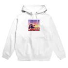 koba777のドット絵ハリネズミ Hoodie