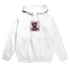 木馬の黒猫ちゃん Hoodie