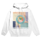 パステルな動物と食べ物と心強さとのパステルパンナコッタ Hoodie