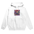 yt shopのサイケな自然イラストグッズ Hoodie