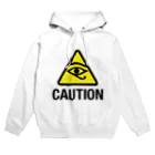 TRI▲NGLISHの#06👽CAUTION ホルスの目 Hoodie