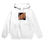 yumena_の宇宙を駆けるピザ Hoodie