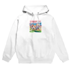 自然の非日常の走るフェレット Hoodie