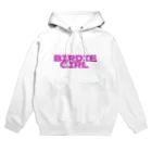 BIRDIE_GIRLのバーディーガールロゴ Hoodie