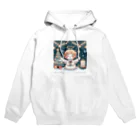 たまき工房の呑(どん)天使のクリスマスデフォルメ Hoodie