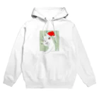 たげてげ屋のモノオモウ猫の１１月（白猫） Hoodie