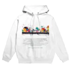 鳥救うSUZURIの『鉄橋わたりどり』【寄付付き商品】 Hoodie