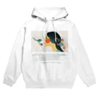 鳥救うSUZURIの『こんなところにオレンジ』【寄付付き商品】 Hoodie