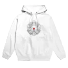 Bo tree teeのホトケサマリース(白赤) Hoodie