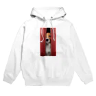 YUTO1126のジッパーから覗く犬 Hoodie