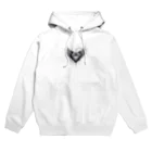 redeye“NFT art”shopのfly HEART𓏸𓈒꒰ঌ❤໒꒱𓈒𓏸 Hoodie