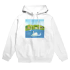 はんそで母の白鳥　風景 Hoodie