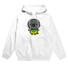 いんこ屋堂のネズミガシラハネナガインコ Hoodie