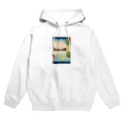 浮世絵屋の広重「冨二三十六景⑯　武蔵本牧のはな」歌川広重の浮世絵 Hoodie