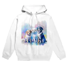 3tomo6's shopのラブラドルレトリバー 3兄弟 Hoodie