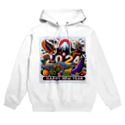 niko&PANDA shopの2024年　ハッピーニューイヤー Hoodie