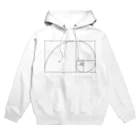 1.618のフィボナッチ黄金螺旋 Hoodie