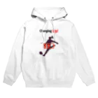 creative-power-labのCharging Up　サッカー女子 Hoodie