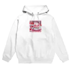 uchakyumaのいちごケーキにネコ Hoodie