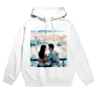 あかいはちのラブロマンスのカップル Hoodie