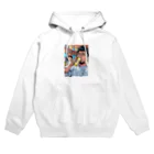 シロクロチャンネル　クロのアメリカン Hoodie