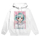 AI-srt-designのスウィート・ミント・ドリーミング・ガール Hoodie