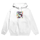 hibi-koreのカラフル発射ぴすとる Hoodie