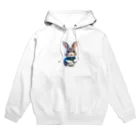 ぱんだまんの３Dウサギ Hoodie