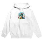 可愛らしいドラゴンのイラストグッズ店のドラゴンモンスター Hoodie