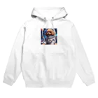 ワンちゃん大好きの宇宙に挑戦するトイプードル Hoodie