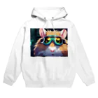 usubokeの「夢のような夜の世界、ハムスターのアニメチックな冒険！」 Hoodie