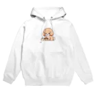 Tokyo_Doodleのもふもふアプリコット　トイプードル　たべる Hoodie