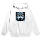 狼ショップの狼の視線、闇の中に Hoodie