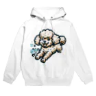 Tokyo_Doodleのもふもふアプリコット　トイプードル　みずあそび Hoodie