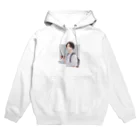 mamedaifukuchanのセンター分けメガネ男子 Hoodie