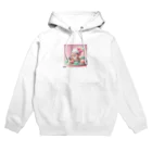 星パンダショップのほわほわマカロンうさぎ Hoodie