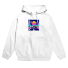 お茶目なドット絵のドッド絵車 Hoodie