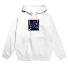 justraverのラインアートバイク（スーパーバイク） Hoodie